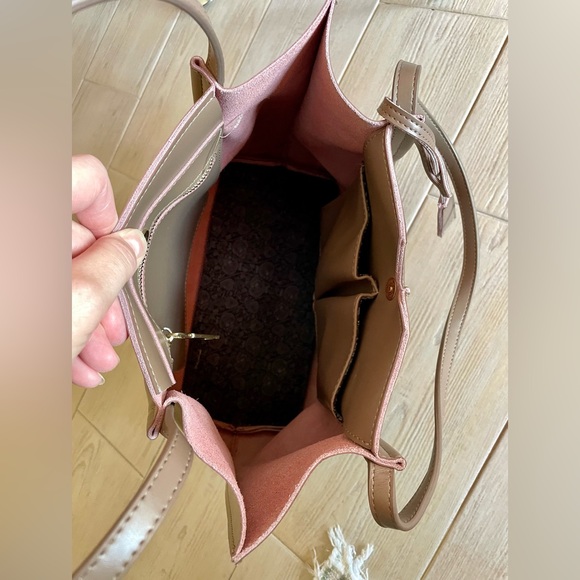 BAGINNING Brown Soft Leather Tote Large Genuine Leather Shopper Bag - Picture 13 of 15